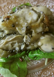 牡蠣のバター焼き